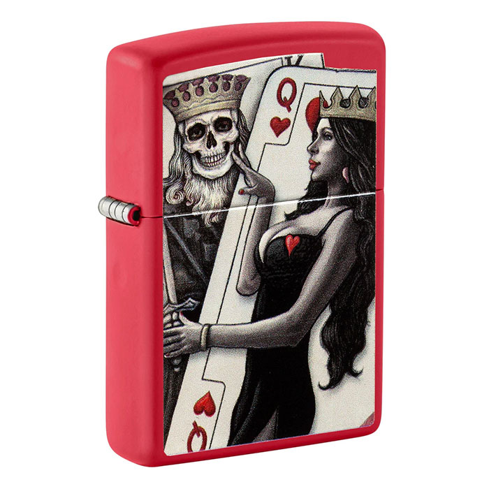 Zippo 48624 Regal Skull King and Queen Lighter Zippo 48624 Regal Skull King and Queen Lighter