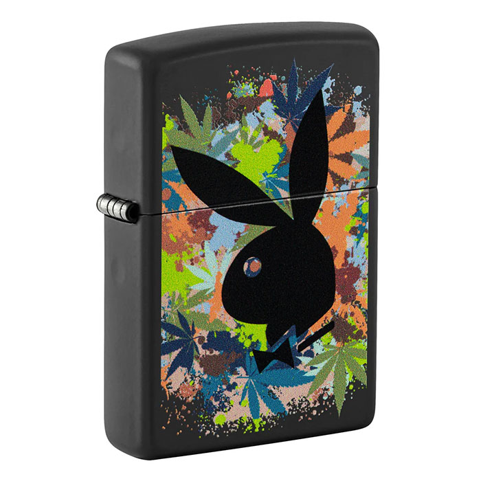 Zippo 46222 Playboy Edition Classic Black Matte Lighter Zippo 46222 Playboy Edition Classic Black Matte Lighter