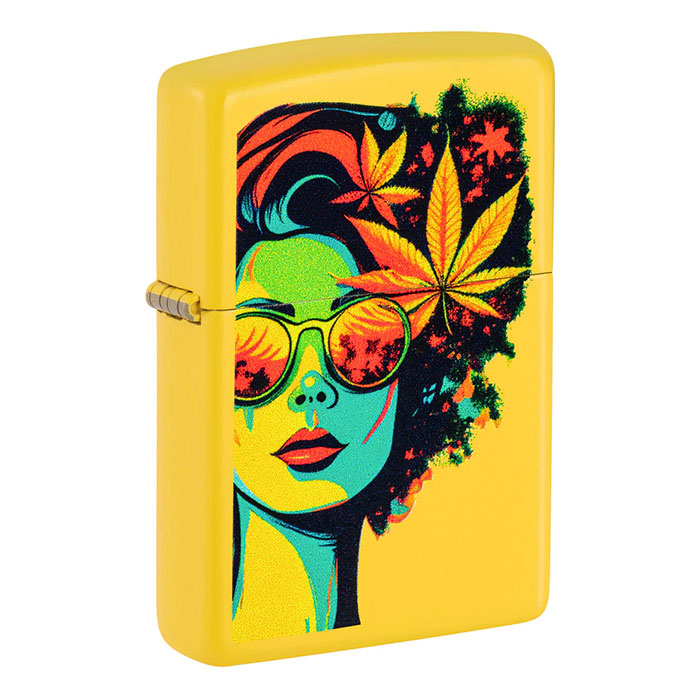 Zippo 46231 Cannabis Woman Lighter Bold Graphic Design Lighter Zippo 46231 Cannabis Woman Lighter Bold Graphic Design Lighter