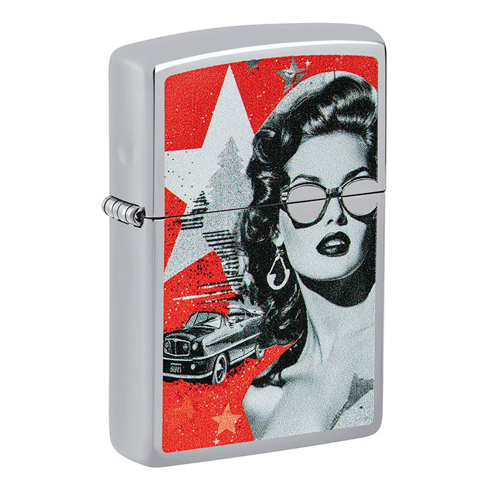 Zippo 46239 Glamour Glasses Windproof Lighter Zippo 46239 Glamour Glasses Windproof Lighter