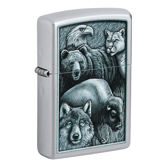 Zippo 46237 Wild & Fierce Animal Design Lighter Zippo 46237 Wild & Fierce Animal Design Lighter