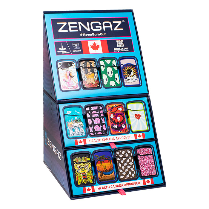 Sexy Vibe Zengaz Cube Lighter Display Of 48 Sexy Vibe Zengaz Cube Lighter Display Of 48