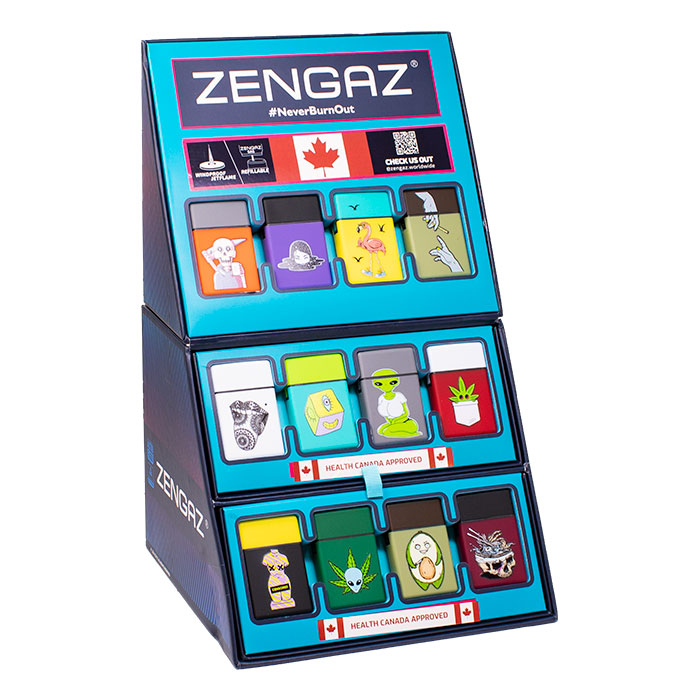 Cheeky Curvy Alien Zengaz Cube Lighter Display Of 48 Cheeky Curvy Alien Zengaz Cube Lighter Display Of 48