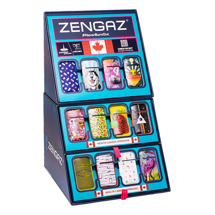 Fierce Cute Howl Zengaz Cube Lighter Display Of 48 Fierce Cute Howl Zengaz Cube Lighter Display Of 48
