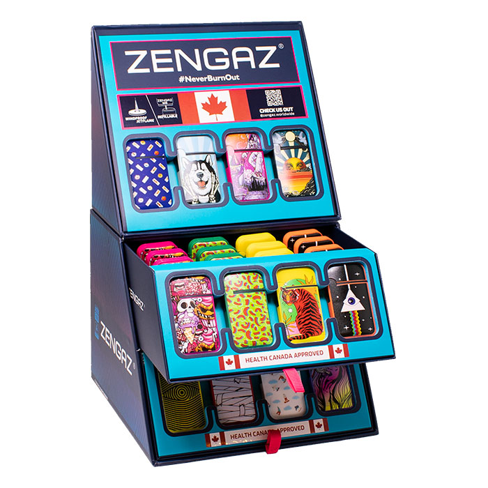 Fierce Cute Howl Zengaz Cube Lighter Display Of 48