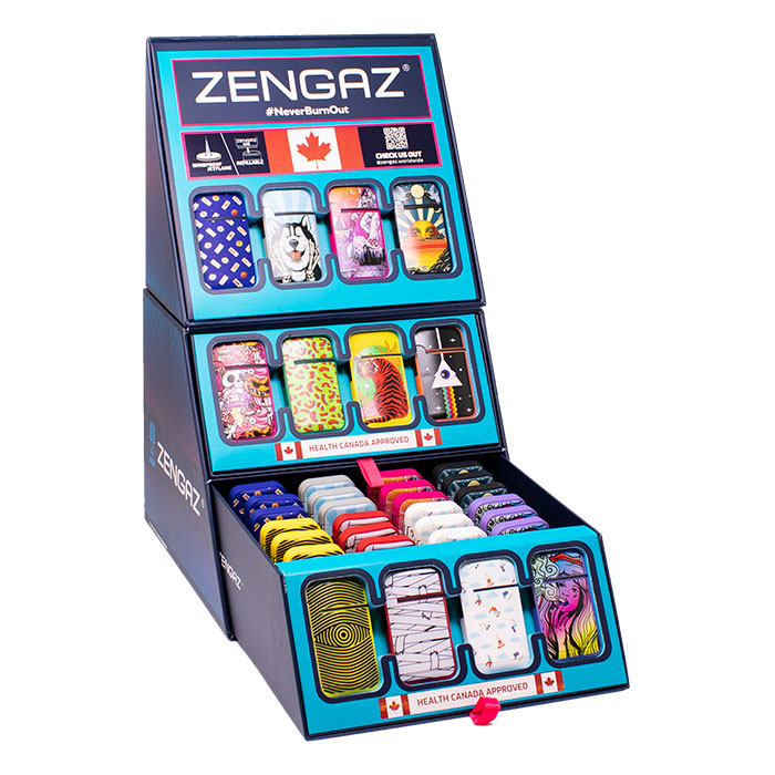 Fierce Cute Howl Zengaz Cube Lighter Display Of 48