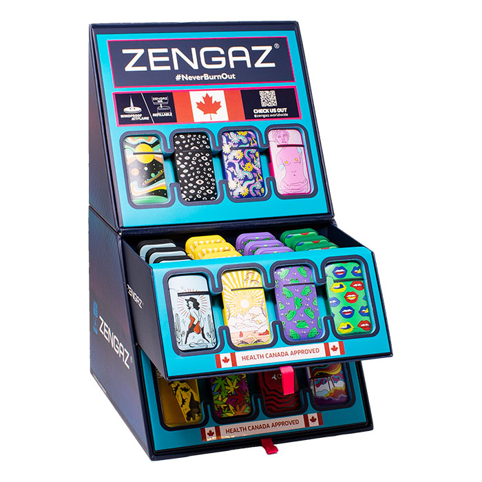 Dreamscape Horizon View Zengaz Cube Lighter Display Of 48