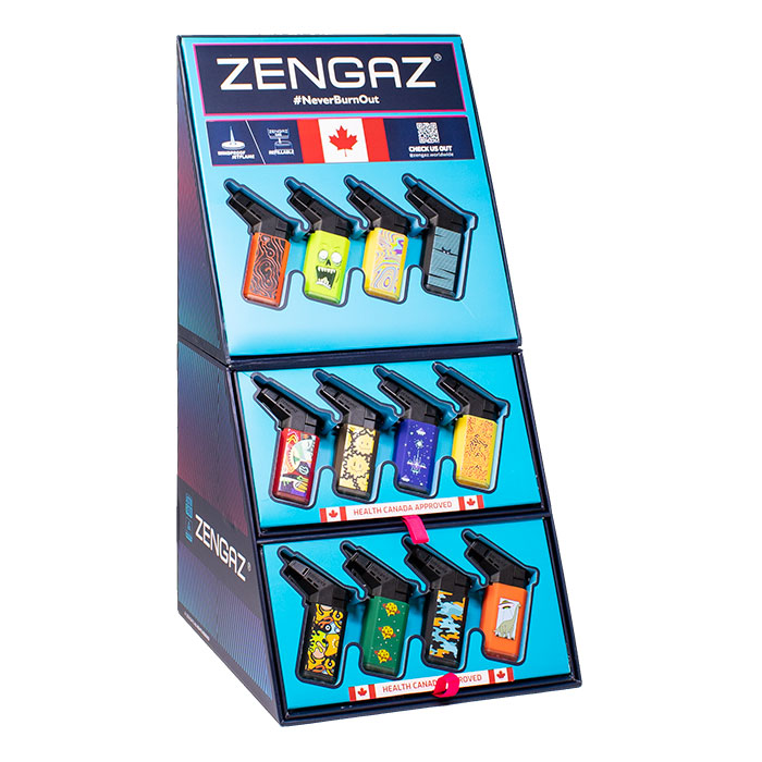Grin Mode On Seven Jet Zengaz Cube Lighter Display Of 48 Grin Mode On Seven Jet Zengaz Cube Lighter Display Of 48