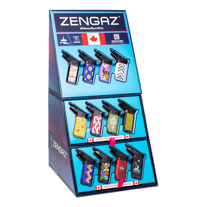 Cosmic Octopus Flow Seven Jet Zengaz Cube Lighter Display Of 48 Cosmic Octopus Flow Seven Jet Zengaz Cube Lighter Display Of 48