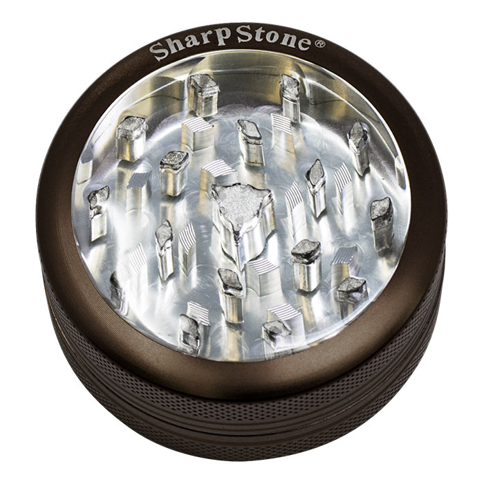 Green Sharp Stone Two Stage Aluminum 55mm Grinder
