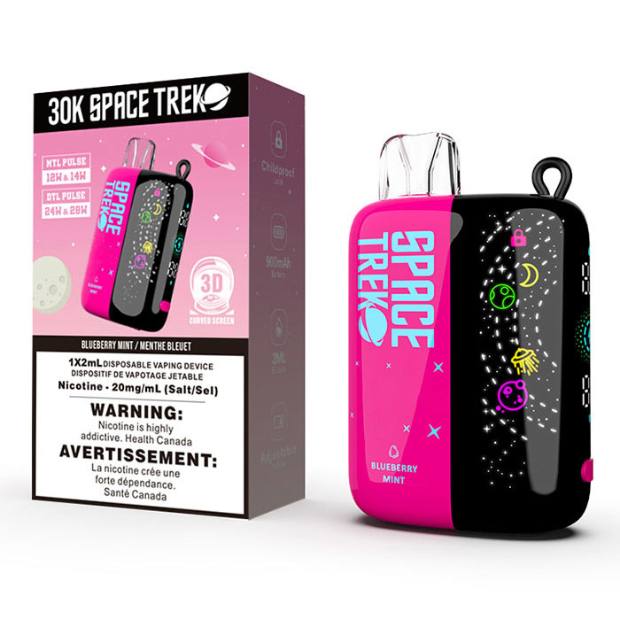 Blueberry Mint Space Trek 30000 Puffs Disposable Vape Ct 5 Blueberry Mint Space Trek 30000 Puffs Disposable Vape Ct 5