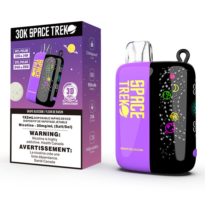 Grape Blossom Space Trek 30000 Puffs Disposable Vape Ct 5 Grape Blossom Space Trek 30000 Puffs Disposable Vape Ct 5