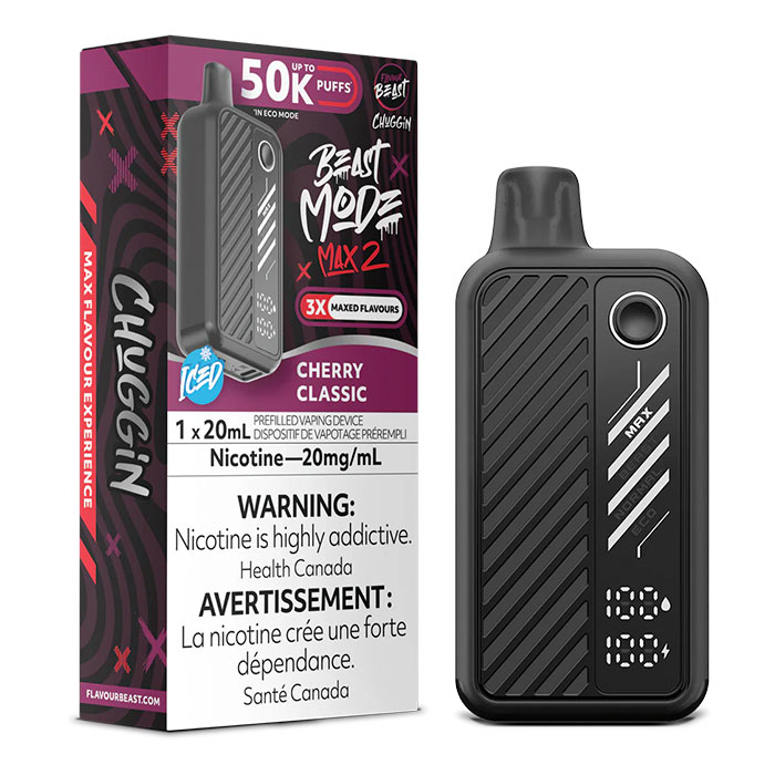 (Stamped)Cherry Classic Flavour Beast Mode Max2 50000 Puffs Disposable Vape Ct 5 (Stamped)Cherry Classic Flavour Beast Mode Max2 50000 Puffs Disposable Vape Ct 5