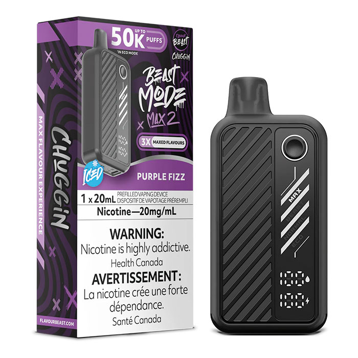 (Stamped)Purple Fizz Flavour Beast Mode Max2 50000 Puffs Disposable Vape Ct 5 (Stamped)Purple Fizz Flavour Beast Mode Max2 50000 Puffs Disposable Vape Ct 5