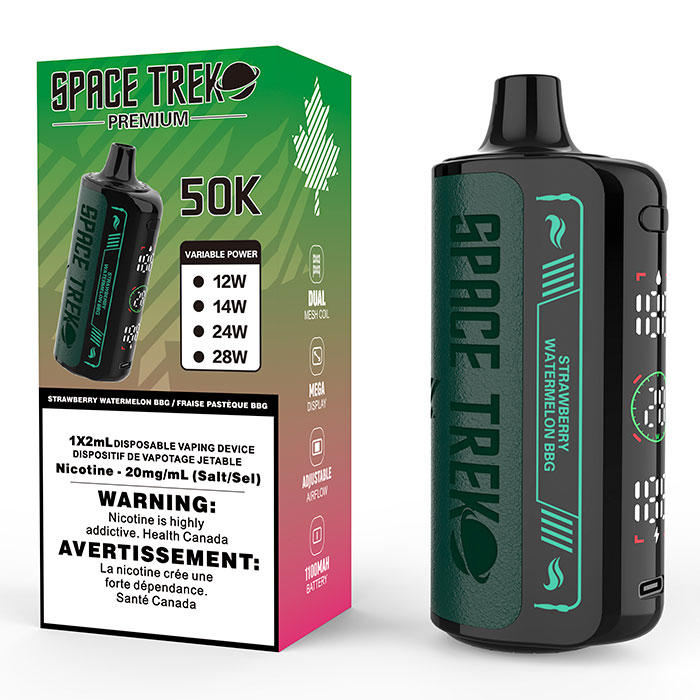 Strawberry Watermelon BBG Space Trek Premium 50000 Puffs Disposable Vape Ct-5 Strawberry Watermelon BBG Space Trek Premium 50000 Puffs Disposable Vape Ct-5