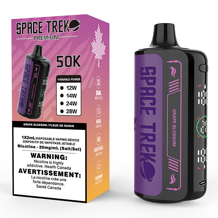 Grape Blossom Space Trek Premium 50000 Puffs Disposable Vape Ct-5 Grape Blossom Space Trek Premium 50000 Puffs Disposable Vape Ct-5