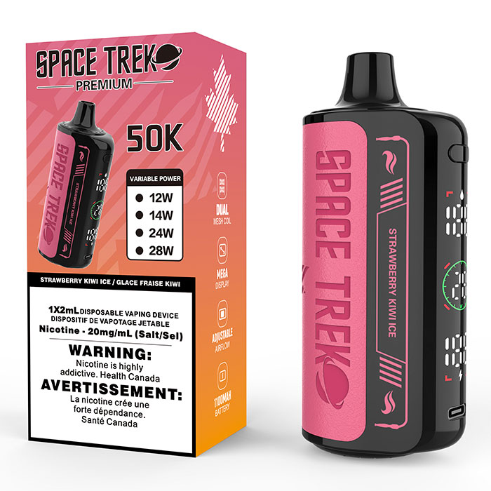 Strawberry Kiwi Ice Space Trek Premium 50000 Puffs Disposable Vape Ct-5 Strawberry Kiwi Ice Space Trek Premium 50000 Puffs Disposable Vape Ct-5
