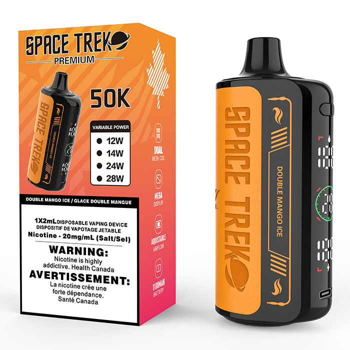 Double Mango Ice Space Trek Premium 50000 Puffs Disposable Vape Ct-5 Double Mango Ice Space Trek Premium 50000 Puffs Disposable Vape Ct-5