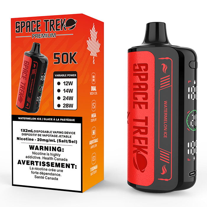 Watermelon Ice Space Trek Premium 50000 Puffs Disposable Vape Ct-5 Watermelon Ice Space Trek Premium 50000 Puffs Disposable Vape Ct-5