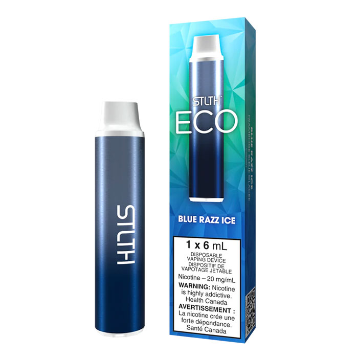 Blue Razz Ice Stlth Eco Disposable Vape Ct-6 Blue Razz Ice Stlth Eco Disposable Vape Ct-6