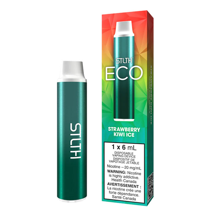 Strawberry Kiwi Ice Stlth Eco Disposable Vape Ct-6 Strawberry Kiwi Ice Stlth Eco Disposable Vape Ct-6