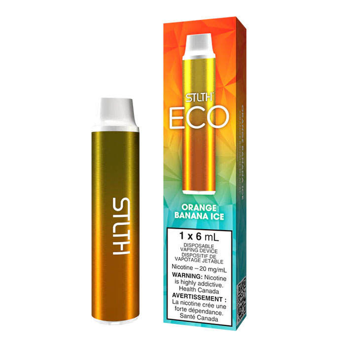 Orange Banana Ice Stlth Eco Disposable Vape Ct-6 Orange Banana Ice Stlth Eco Disposable Vape Ct-6