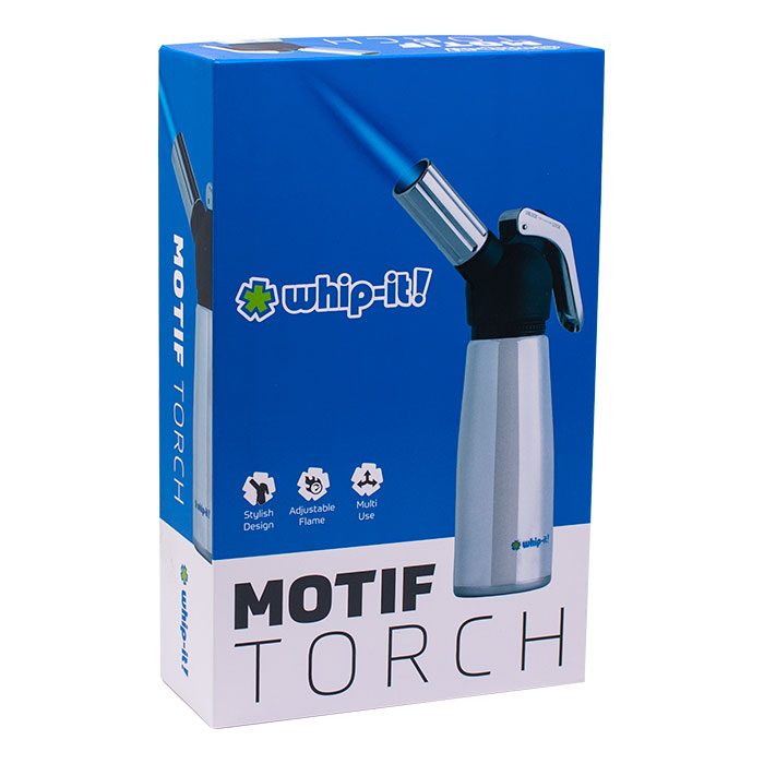 Blue Whip-It! Motif Butane Torch 