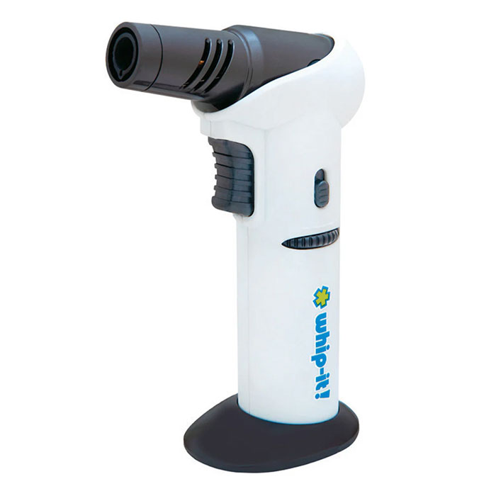White Whip-It Butane Adjustable Head Torch White Whip-It Butane Adjustable Head Torch