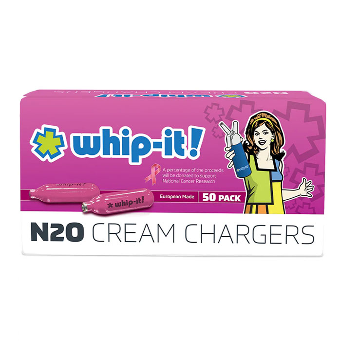 Whip-it! Food Grade N2O Cream Charger CT-50 Whip-it! Food Grade N2O Cream Charger CT-50