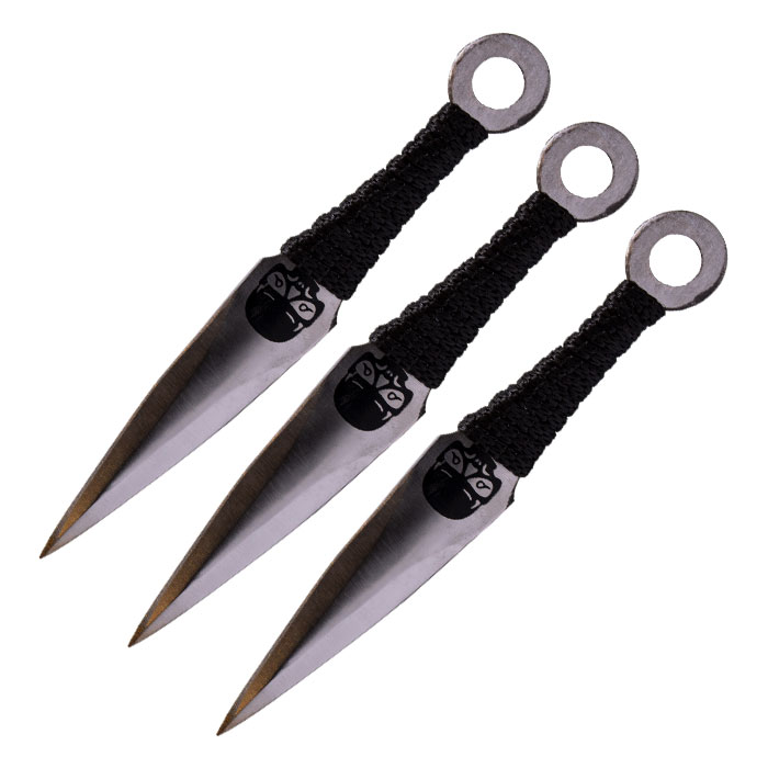 Silver Nightmare Face Sharp Precision 6.5 Inches Throwing Knife Set of 3 Silver Nightmare Face Sharp Precision 6.5 Inches Throwing Knife Set of 3