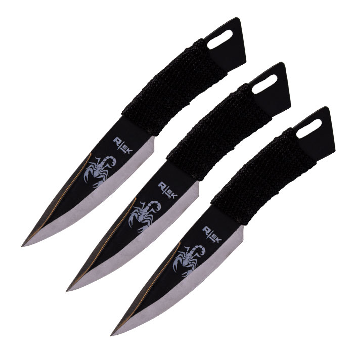 Black Crab Sketch Imprint Sharp Precision 6.5 Inches Throwing Knife Set of 3 Black Crab Sketch Imprint Sharp Precision 6.5 Inches Throwing Knife Set of 3