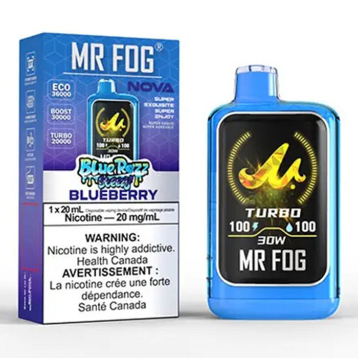 Blue Razz Steezy Triple Berry Ice Mr Fog Nova Upto 36000 Puffs Disposable Vape Ct-5 Blue Razz Steezy Triple Berry Ice Mr Fog Nova Upto 36000 Puffs Disposable Vape Ct-5