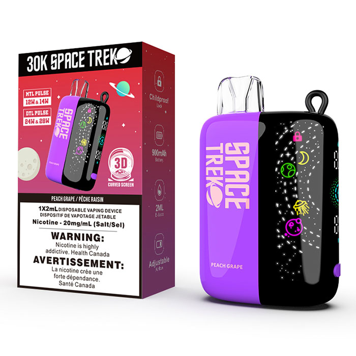Peach Grape Space Trek 30000 Puffs Disposable Vape Ct 5 Peach Grape Space Trek 30000 Puffs Disposable Vape Ct 5