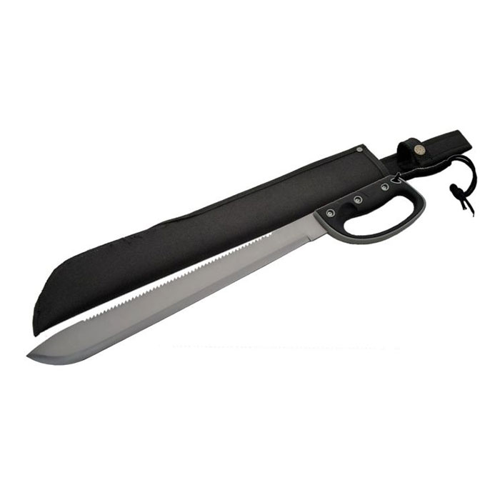 Heavy-Duty 24.75 Inches Rubber Handle Machete