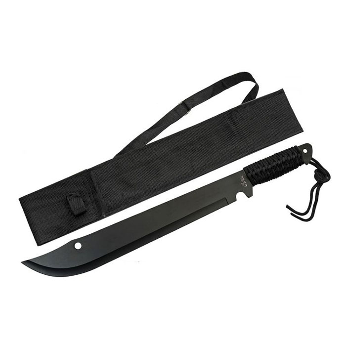 Black 21 Inches Tactical Bushweed Machete