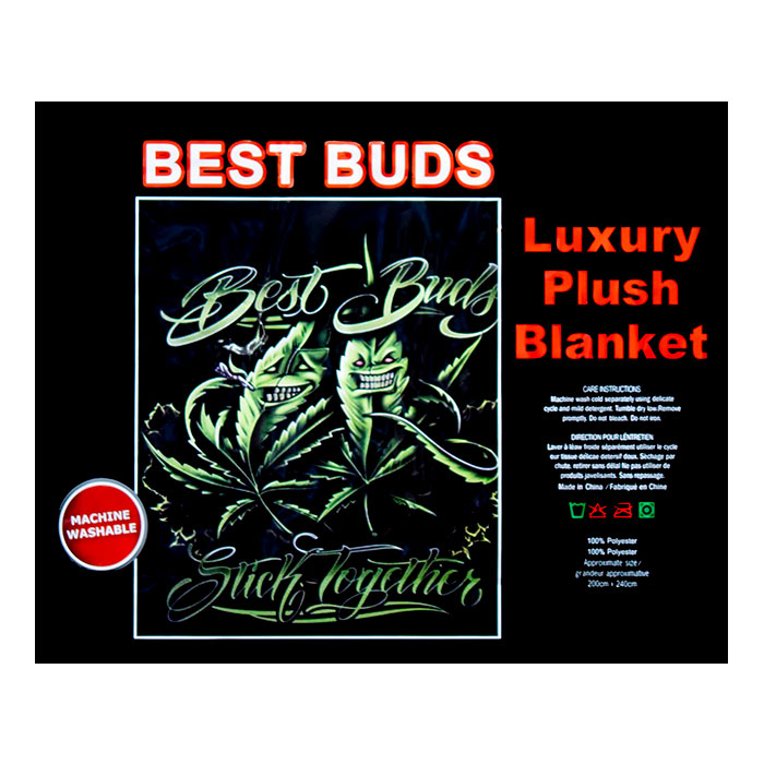 Best Buds Queen Size Double Plush Blanket