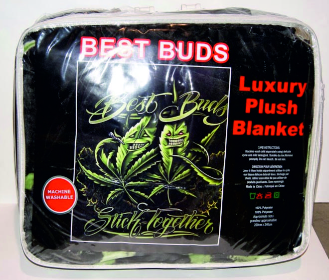 Best Buds Queen Size Double Plush Blanket