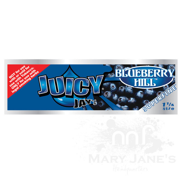Juicy Jay Blueberry hills Superfine Rolling Papers 1.25 Ct 24