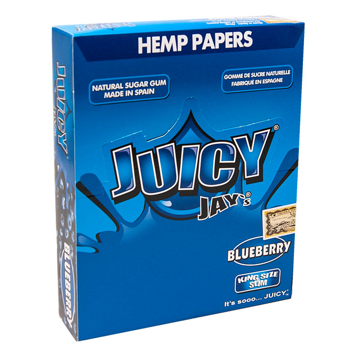 Juicy Jay King Size Blueberry Rolling Paper Ct 24