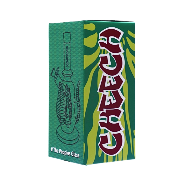 Black Cheech Nature Leaf 9.5 Inches Glass Bong  