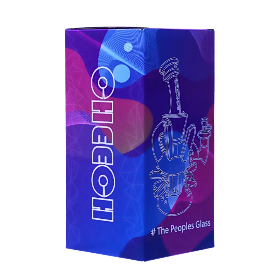 Amber Cheech Prismatic Spike 8.5 Inches Glass Bong  