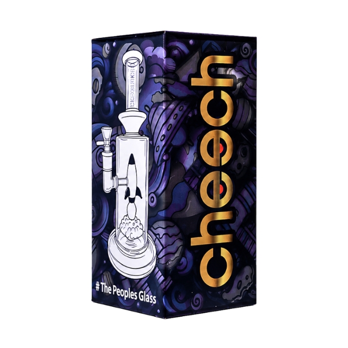 Yellow Cheech Space Mission 11 Inches Glass Bong