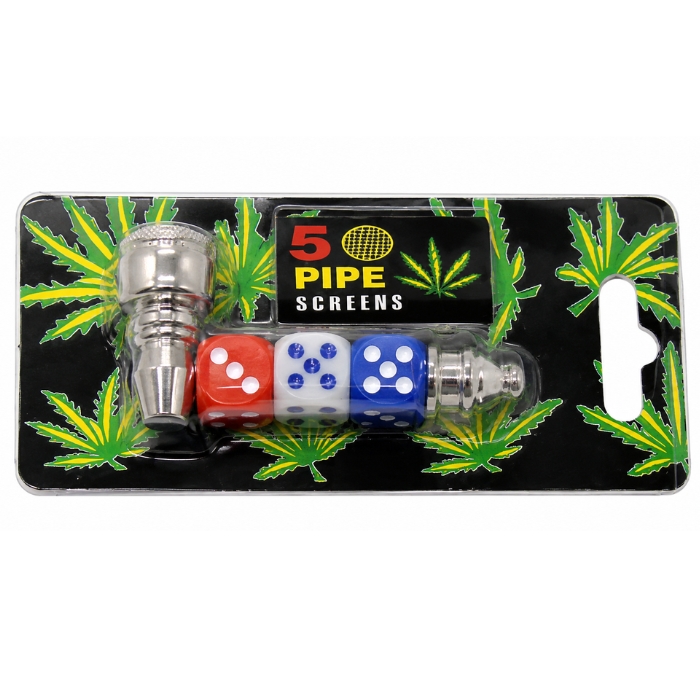 Roll n Smoke 3 inches Metal Pipes Display of 12