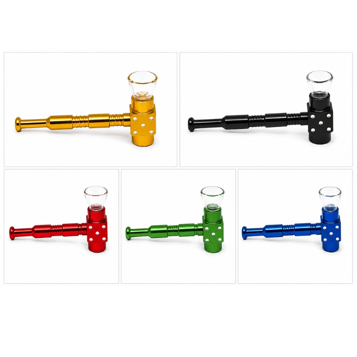 Lucky Roll Dice 4 Inches Metal Pipe Display of 12