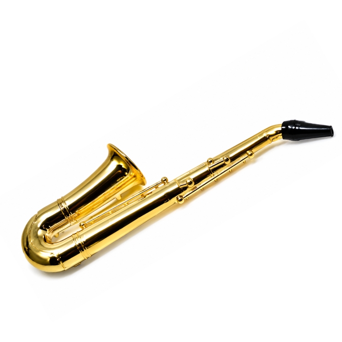 Saxophone & Smoke 5 Inches Metal Pipe Display of 12