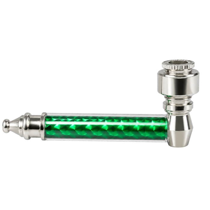Luxury Leaf Spark Smoker's Metal Pipe Set