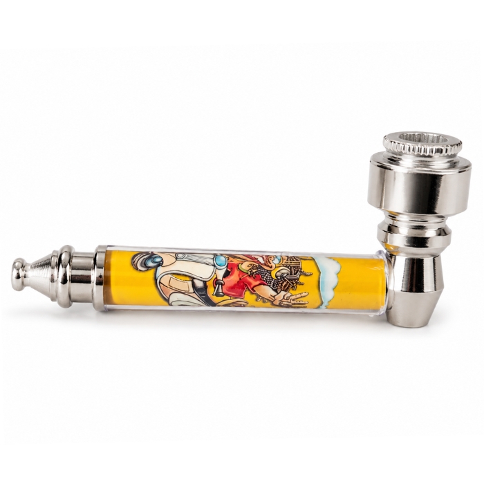 Retro Cool Guy Smoker's Metal Pipe Set