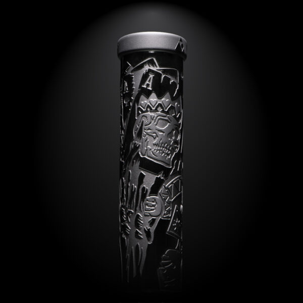 Skull Emperor 14 Inches Clear Beaker Glass Bong
