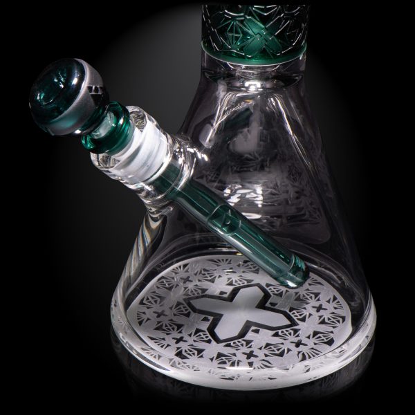 X-Morphic: EVO 15 Inches Clear Beaker Glass Bong