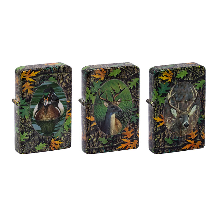 Assorted Victor Zippo Style Camo Lighters